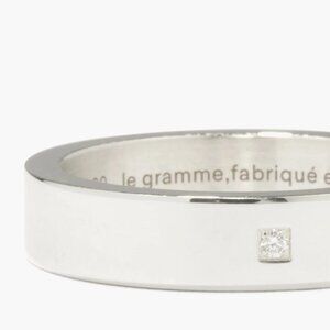 Le Gramme 925 sterling silver slick polished ribbon ring la 7g